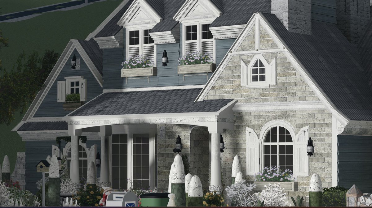 winter farmhouse ib a build i made years ago
credits to <a href="/floppybuilds/">floppybuilds</a> for lantern insp 
#wtb #bloxburg #roblox #robloxbloxburg #bloxburghouse #bloxburgbuilds #viral #trending #explorepage #aesthetic #interiordesign #interior #livingroom #greatroom #welcometobloxburg #interiors