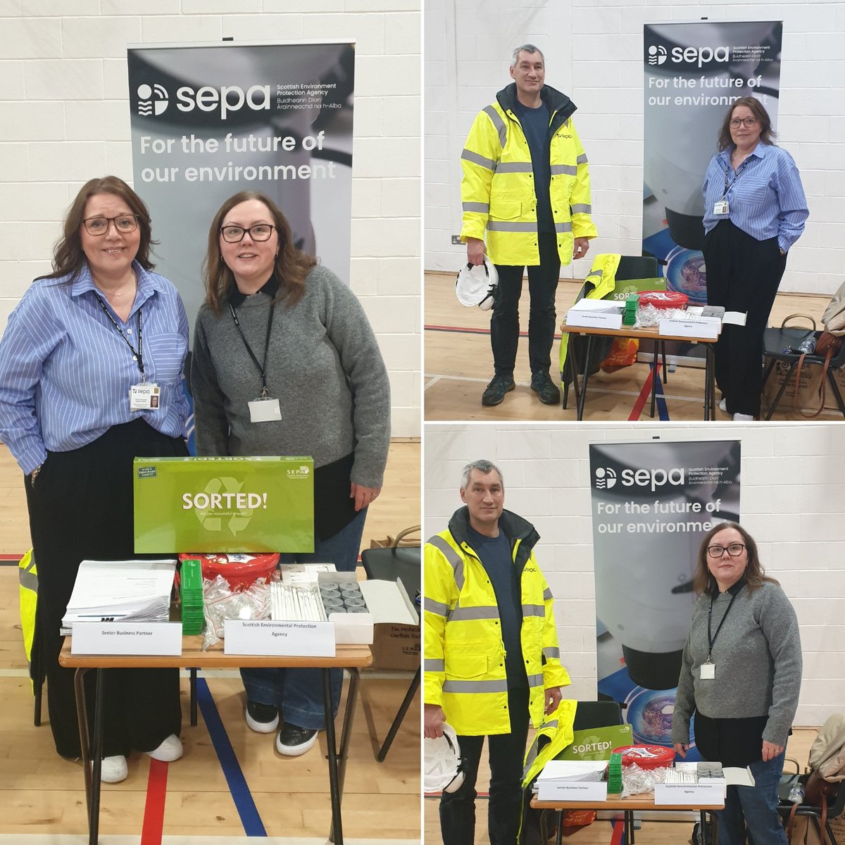 VicMuir's tweet photo. Attending our local high school careers night with my SEPA colleagues encouraging future recruits! @BraesHigh @ScottishEPA #NoRightPath https://t.co/BQveiIdZZH