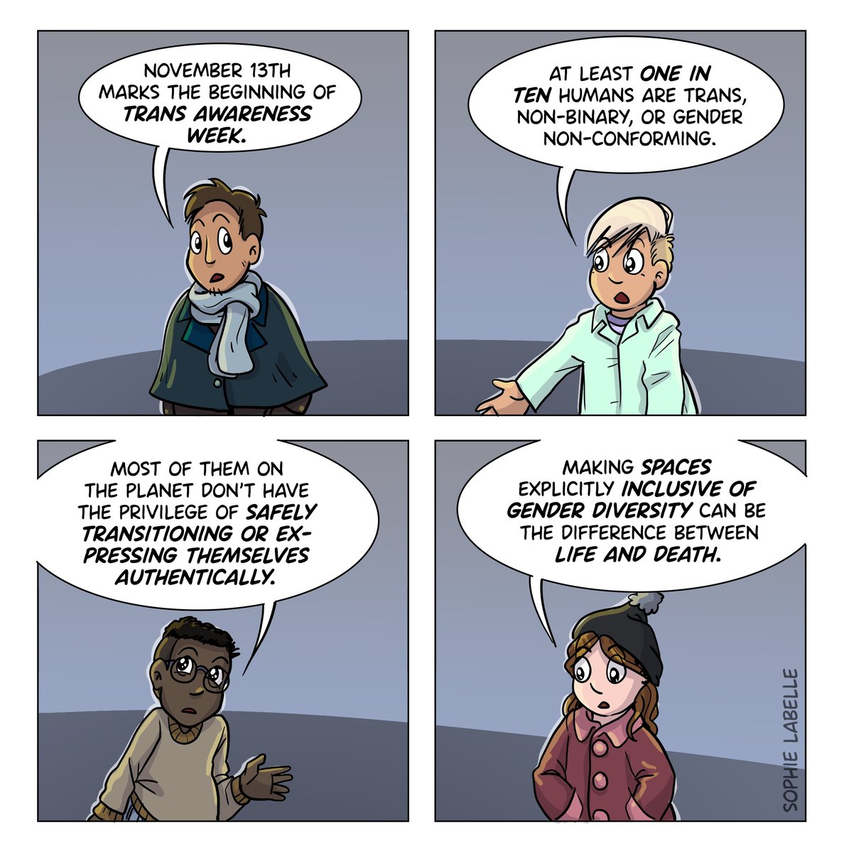 Serious trans vibes Comics tweet media