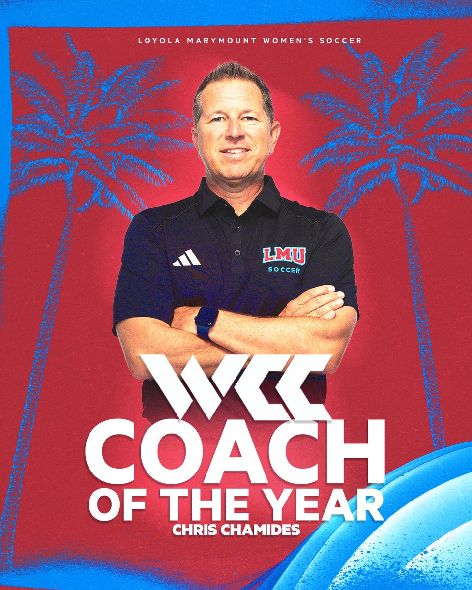Who else? 🫡

Congratulations to Coach Chamides on winning WCC Coach of the Year!