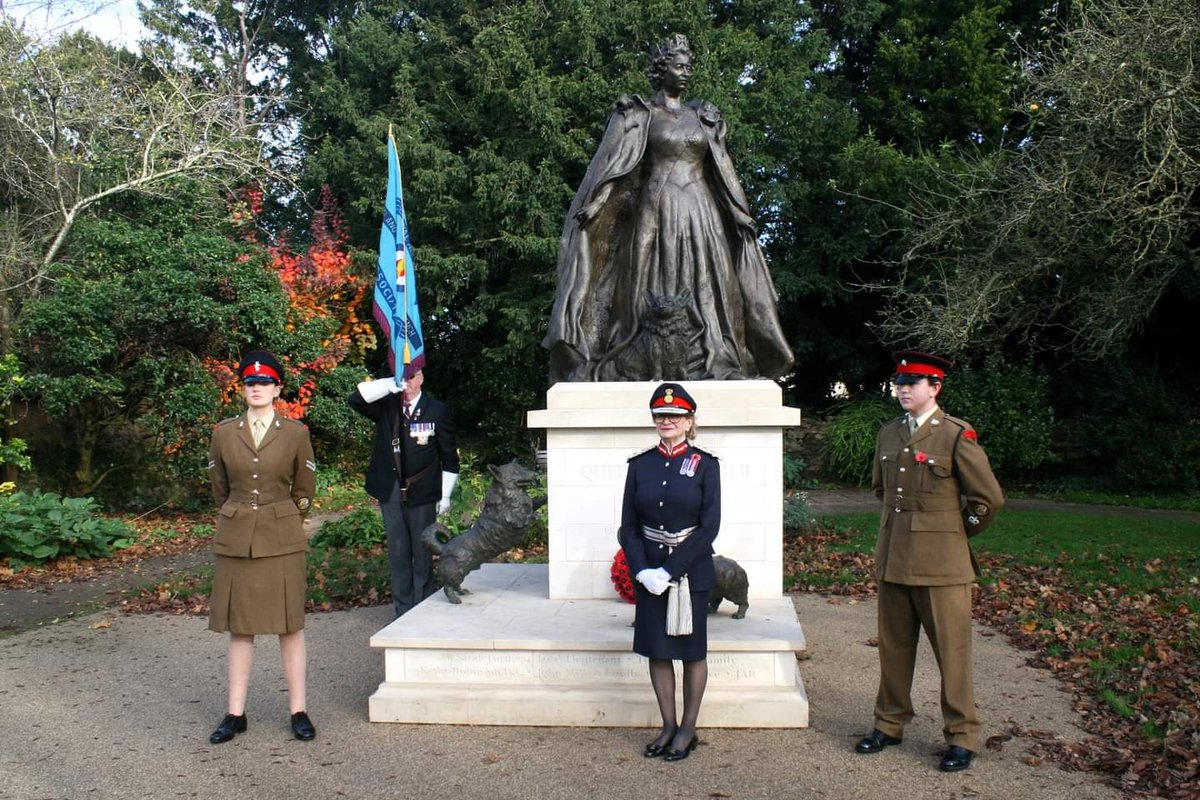 The end of a busy week of remembrance, poppy box distribution &amp; collection, poppy stalls, church service, church parades, commemorating the late Queen &amp; leading out the teams at a football match.