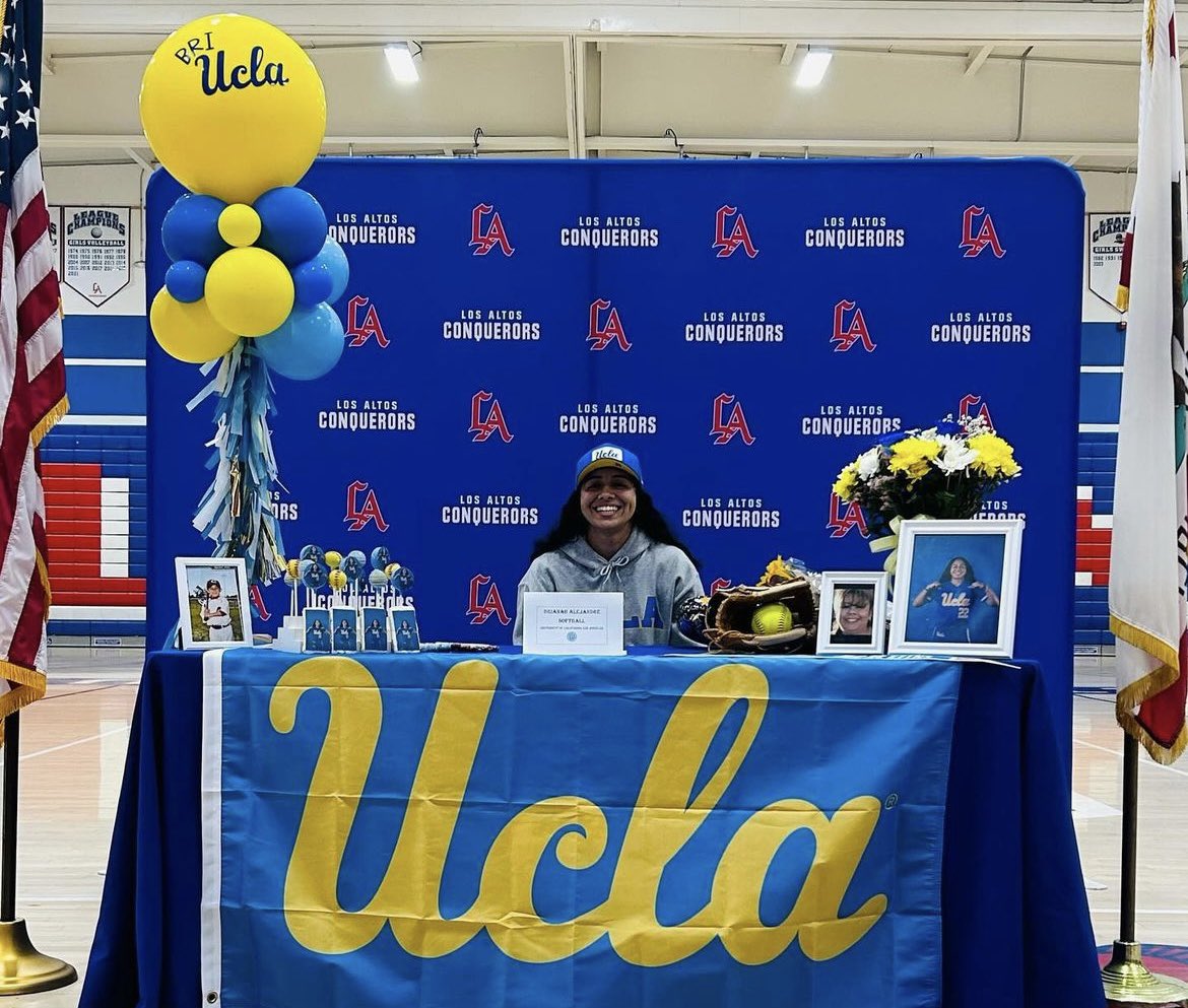 LAConqAthletics's tweet photo. Congratulations to Bri Alejandre on her committment to @UCLASoftball   
An amazing player and student!! https://t.co/aCfYhKLCp2