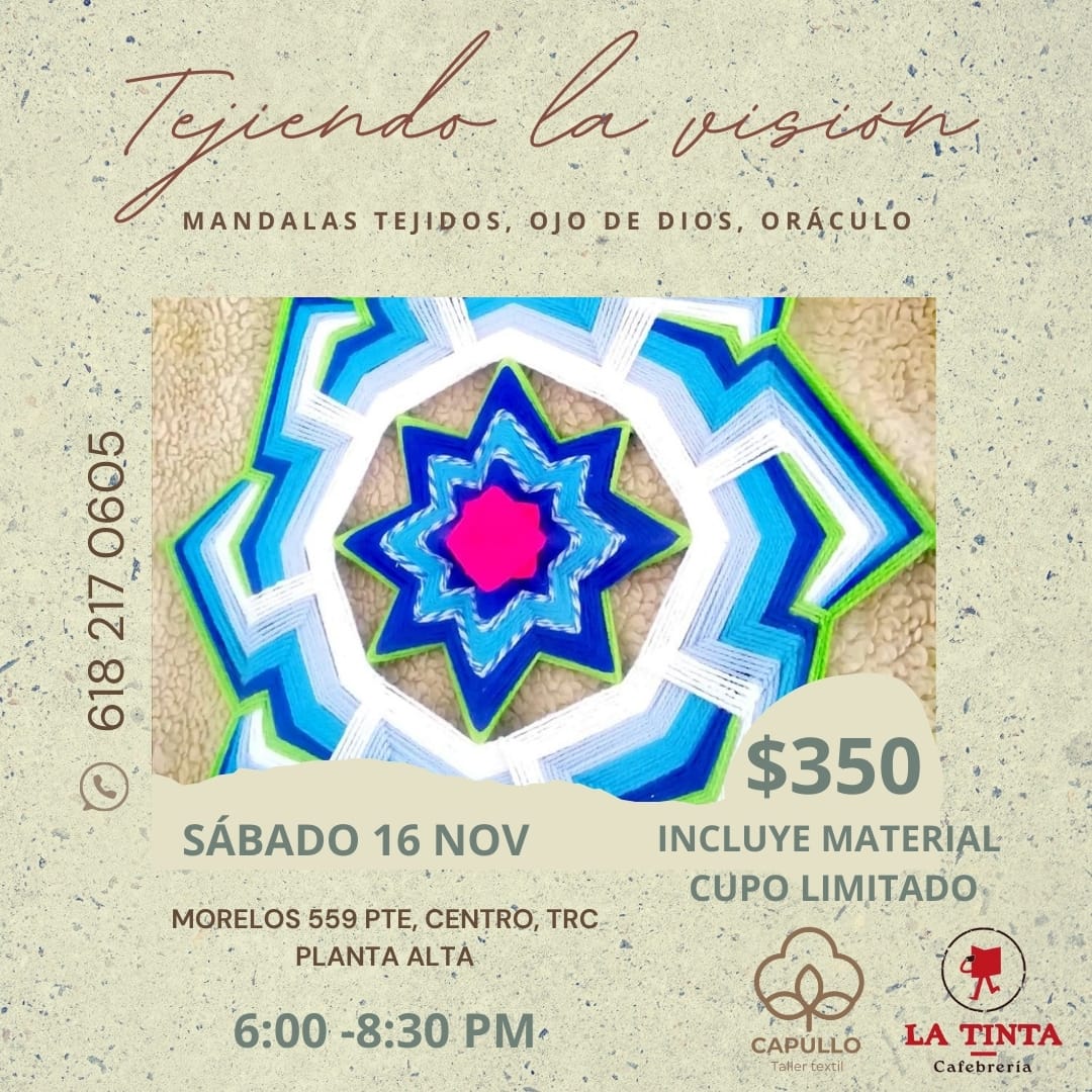 Este fin de semana tenemos estas opciones de talleres presenciales. 🤠
#Torreón #LaLaguna #GómezPalacio #Lerdo