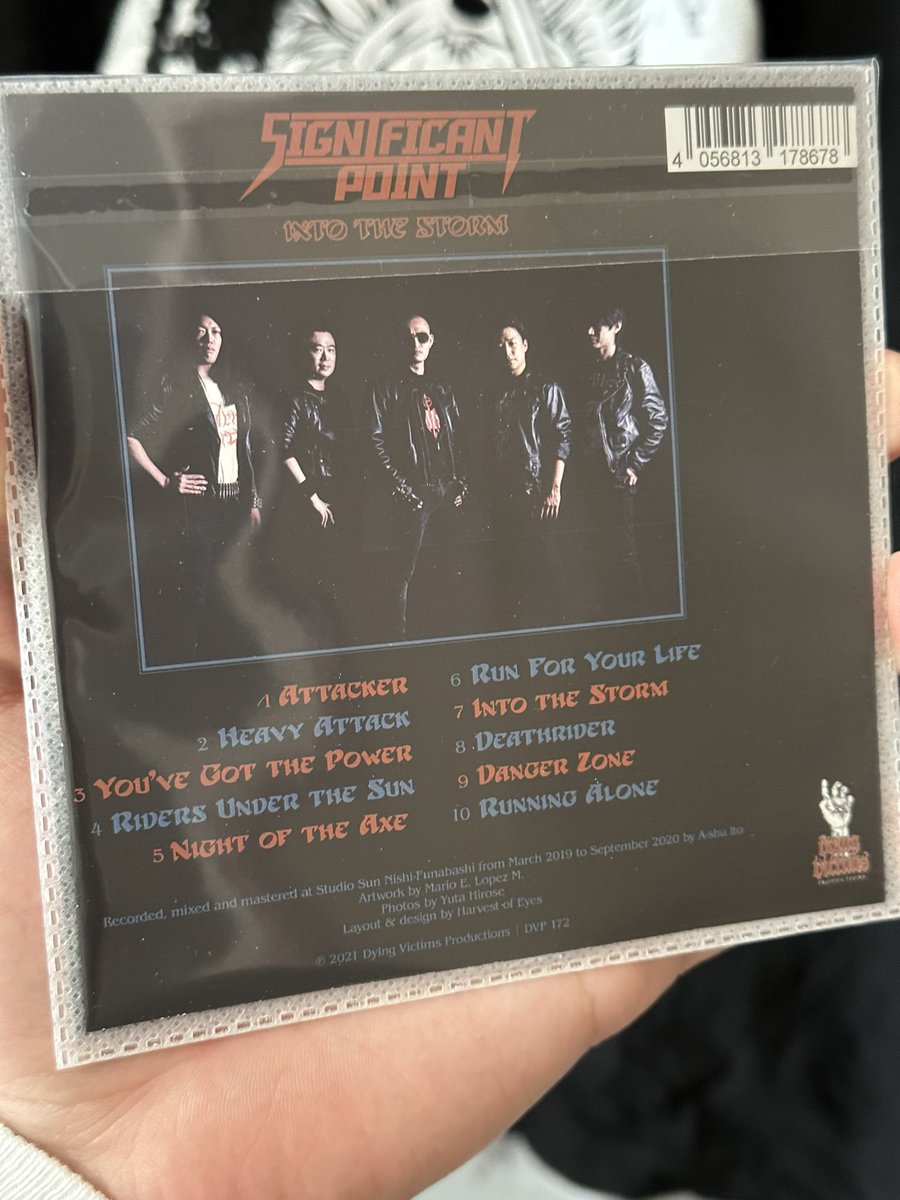 shishineko44225's tweet photo. #Nowplaying
#SIGNIFICANTPOINT🇯🇵
#IntoTheStorm
#SPEEDMETAL
#HEAVYMETAL https://t.co/CZdqGCddAF