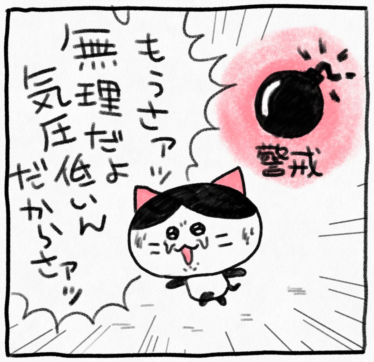 もうさァッ無理だよ気圧低いんだからさァッ