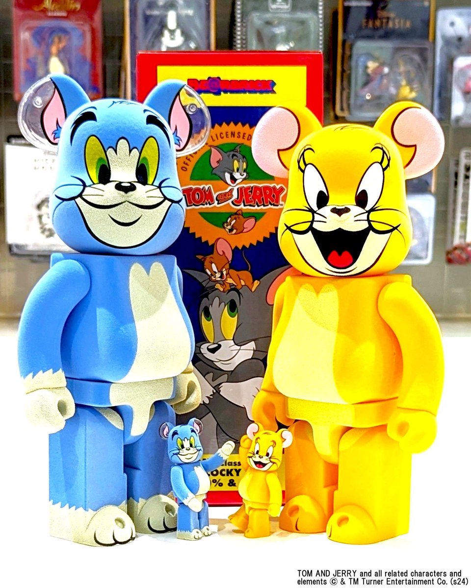 BE@RBRICK ベアブリック トムとジェリー フロッキー 400% 100% MEDICOM TOY - BE@RBRICK TOM フロッキー Ver. 100％ & 400