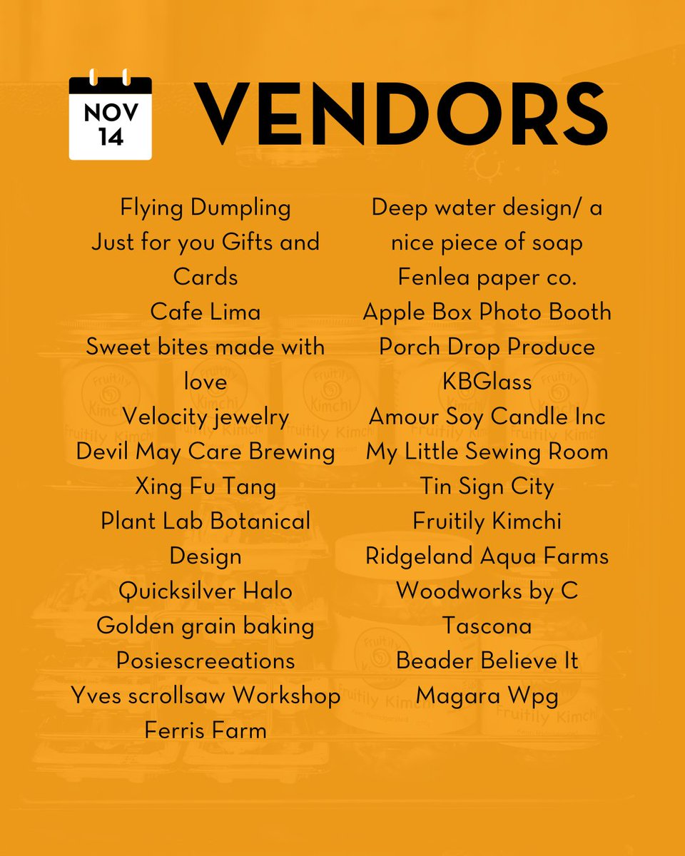 Farmers' Market (@dtwpgfarmersmkt) on Twitter photo A mini fridge full of kimbap and kimchi? Yes, please! 😍
Fruitily Kimchi offers kimchi and fresh-made kimbap—think rice, veggies, protein and seaweed all rolled up into a tasty snack.
Find them and 46 other vendors at tomorrow's market at <a href="/shop_cityplace/">Cityplace Winnipeg</a>!
⏰ 10 a.m. — 2 p.m. A mini fridge full of kimbap and kimchi? Yes, please! 😍
Fruitily Kimchi offers kimchi and fresh-made kimbap—think rice, veggies, protein and seaweed all rolled up into a tasty snack.
Find them and 46 other vendors at tomorrow's market at <a href="/shop_cityplace/">Cityplace Winnipeg</a>!
⏰ 10 a.m. — 2 p.m.