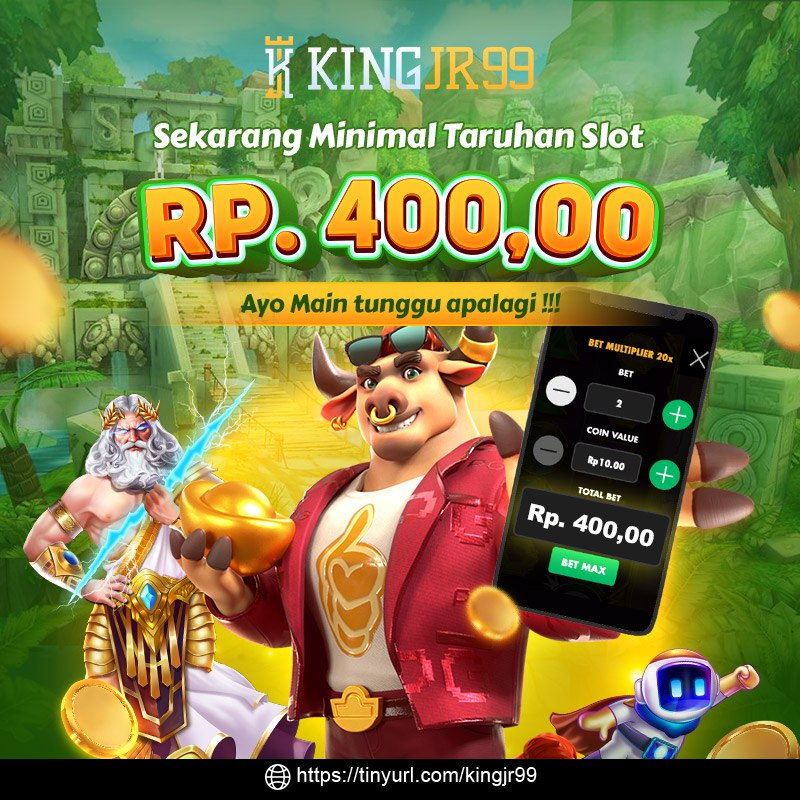 KINGJR99 - UPDATE TERBARU
•
SEKARANG TARUHAN SLOT
HANYA 400 RUPIAH SUDAH DAPAT PASANG!!!!

Link Alternatif KINGJR99 :
🌐 kjr9gokil.xyz
🌐 mainking-jr99.store