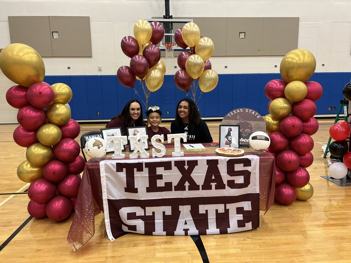 Harlan Volleyball (@harlanhawks_vb) on Twitter photo Congrats to our Britt on her commitment to Texas State! 🏐
We are so proud of you!
#HawkYeah <a href="/NISDHarlan/">Harlan High School</a> Congrats to our Britt on her commitment to Texas State! 🏐
We are so proud of you!
#HawkYeah <a href="/NISDHarlan/">Harlan High School</a>