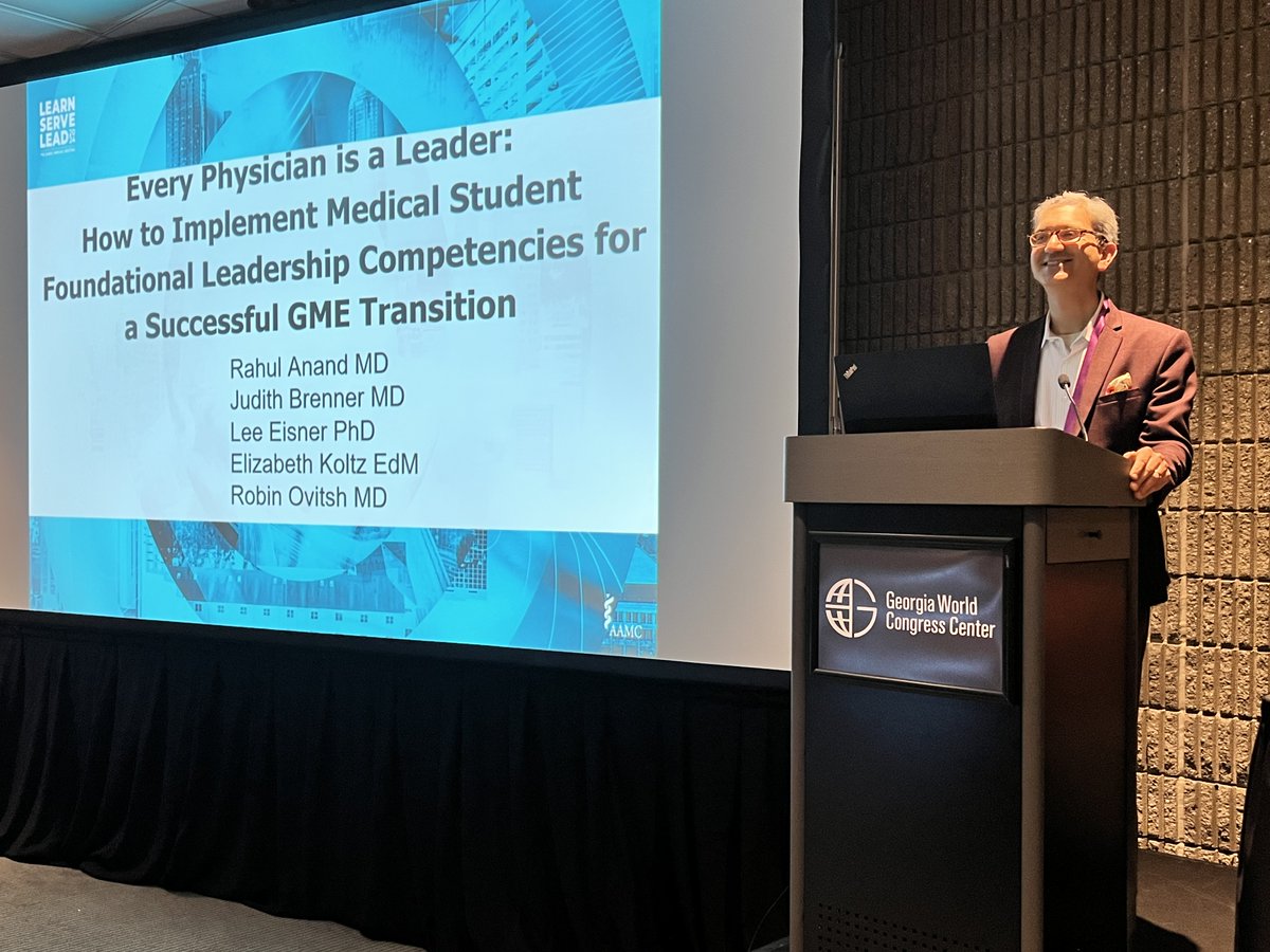 Rahul Anand (@rahulanandmdmba) on Twitter photo Grateful to be able to share our work on #leadership competencies for medical students at #AAMC2024 #MedEd
Lots of gratitude to collaborators, experts, supporters & mentors. You are all multipliers!!!
<a href="/TheNEGEA/">TheNEGEA</a> <a href="/HarvardMacy/">Harvard Macy</a> <a href="/AmerMedicalAssn/">AMA</a> <a href="/AAMCtoday/">AAMC</a> <a href="/PhysiciansLead/">American Association for Physician Leadership</a> Grateful to be able to share our work on #leadership competencies for medical students at #AAMC2024 #MedEd
Lots of gratitude to collaborators, experts, supporters & mentors. You are all multipliers!!!
<a href="/TheNEGEA/">TheNEGEA</a> <a href="/HarvardMacy/">Harvard Macy</a> <a href="/AmerMedicalAssn/">AMA</a> <a href="/AAMCtoday/">AAMC</a> <a href="/PhysiciansLead/">American Association for Physician Leadership</a>