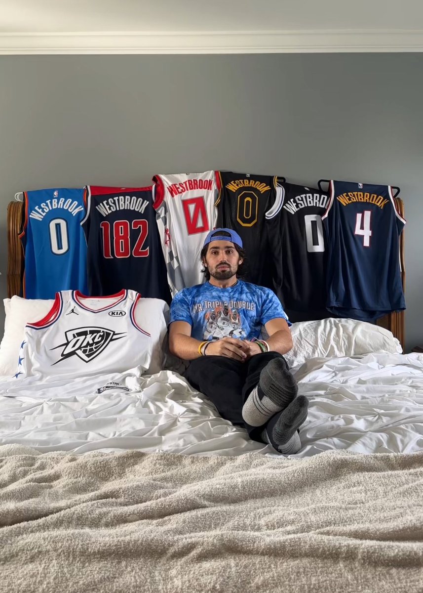 🚨 10 free Russell Westbrook jerseys 🚨

All you gotta do for a chance to win a free
Russ jersey is:

Follow @ NoahWittner on IG
Tag a friend in the replies 
Like &amp; Repost this post

Giveaway by @ NoahWittner 

Any Russ jersey. Make sure to follow him on IG for a chance to win 💯