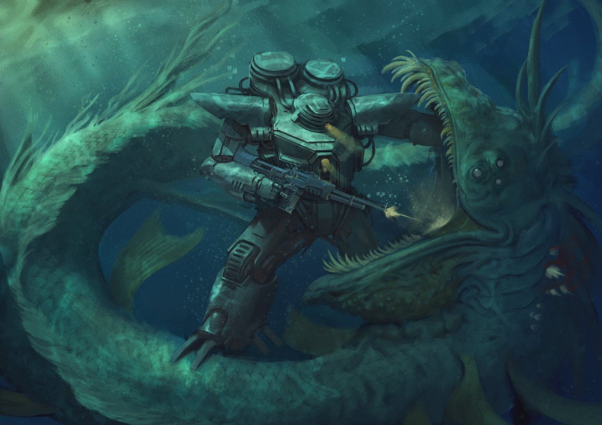 srjalapenyo (@srjalapenyo) on Twitter photo The ocean's depths hold more than you can fathom. We dive in blood, flesh & steel, not for sport, but survival. Fathomless Gears - The Mech Fishing #TTRPGs #RPG
<a href="/FathomlessGears/">Fathomless Gears</a> The ocean's depths hold more than you can fathom. We dive in blood, flesh & steel, not for sport, but survival. Fathomless Gears - The Mech Fishing #TTRPGs #RPG
<a href="/FathomlessGears/">Fathomless Gears</a>
