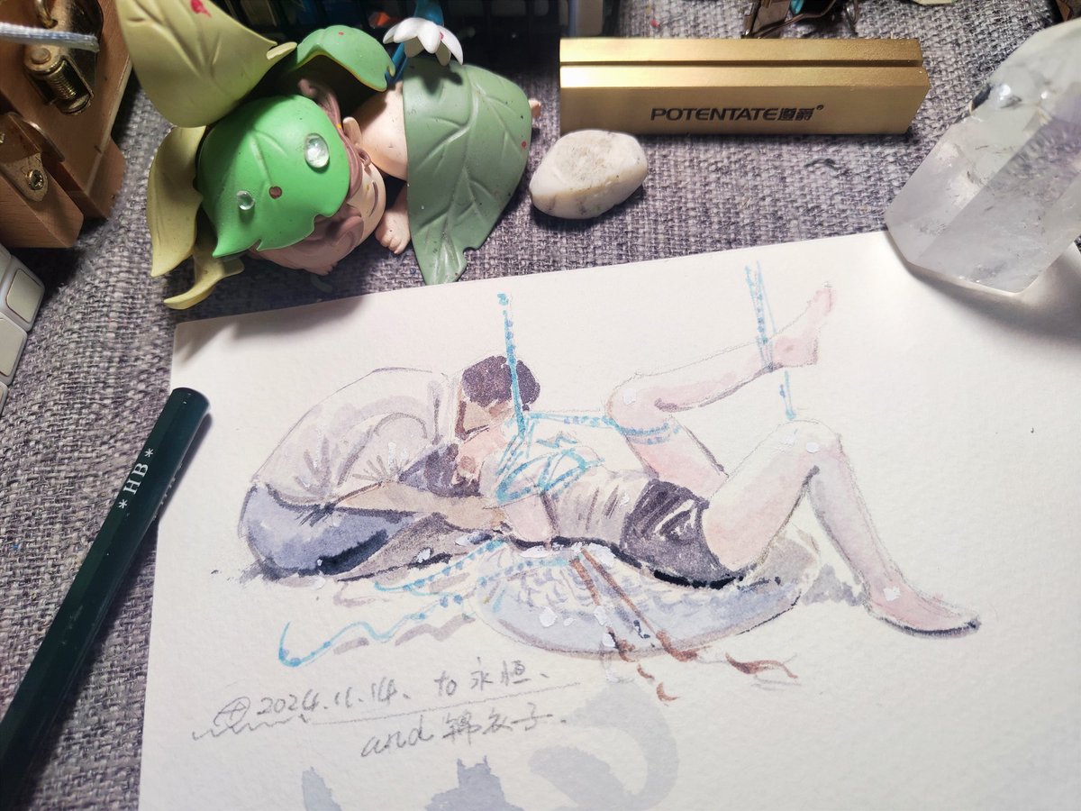 一些关于绘画和绳缚间的碰撞与尝试!
素材：@Harry_Shibari @jinyizi666 
抄送：@Fengsiyuan 
#水彩 #水彩人体 #绳缚 #bdsm https://t.co/riKS59twL3