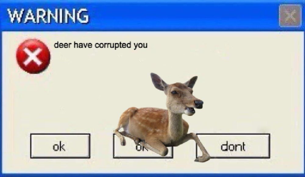 melmi_melmi's tweet photo. @Itrax_Sabel Yes, everyone should become deer https://t.co/39PBs9eAHw