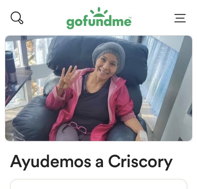 Mientras deciden qué van a hacer con el juego de hoy, ayúdame con un RT o con alguna colaboración para mi hermana, quien también es hija del ex grandeliga venezolano Elio Chacón

gofundme.com/f/ayudemos-a-c…