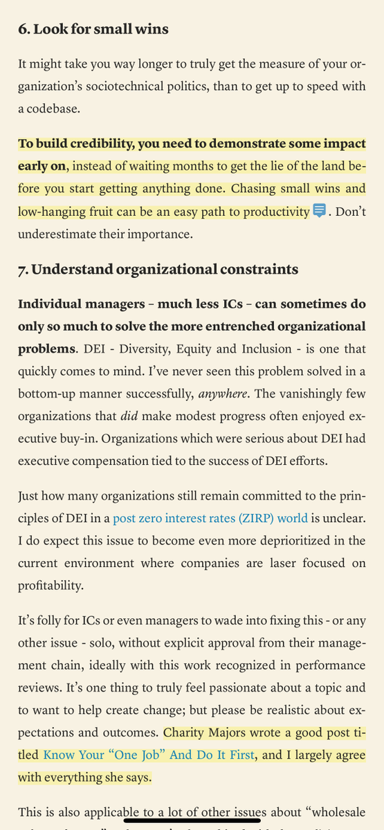 thiagoghisi's tweet image. It&apos;s pretty rare to see REAL Seasoned Staff-Plus Engineers talking about their career, where and how they try to influence, what questions they ask themselves, how they try to flight complexity, how they embrace “messy” things

It&apos;s even rarer to see someone like @copyconstruct…