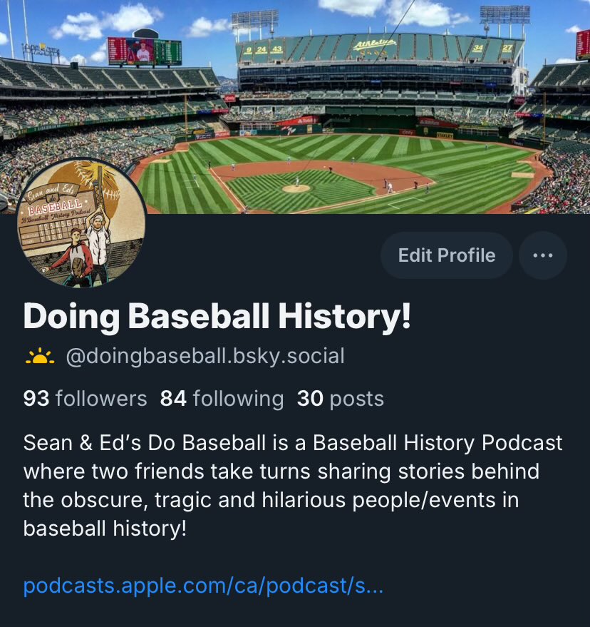 Sean does the Baseball tweet media