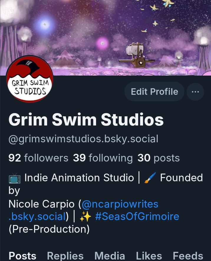 GrimSwimStudios's tweet image. In light of Twitter (X)'s new update, we will push further updates and activities for Seas of Grimoire and future titles on our other socials. Please be sure to support us on these platforms! 🙏 

#IndieAnimationDay #indieanimation #supportanimation