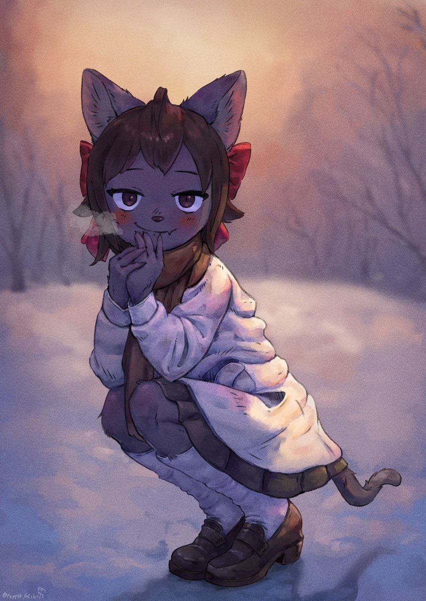 a cold winter day
#メスケモ