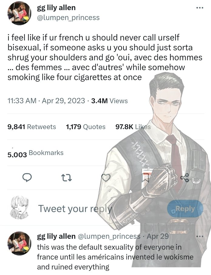 found this post again and had to slap meursault onto it before i lost it
bisexual meursault truthers get over here
