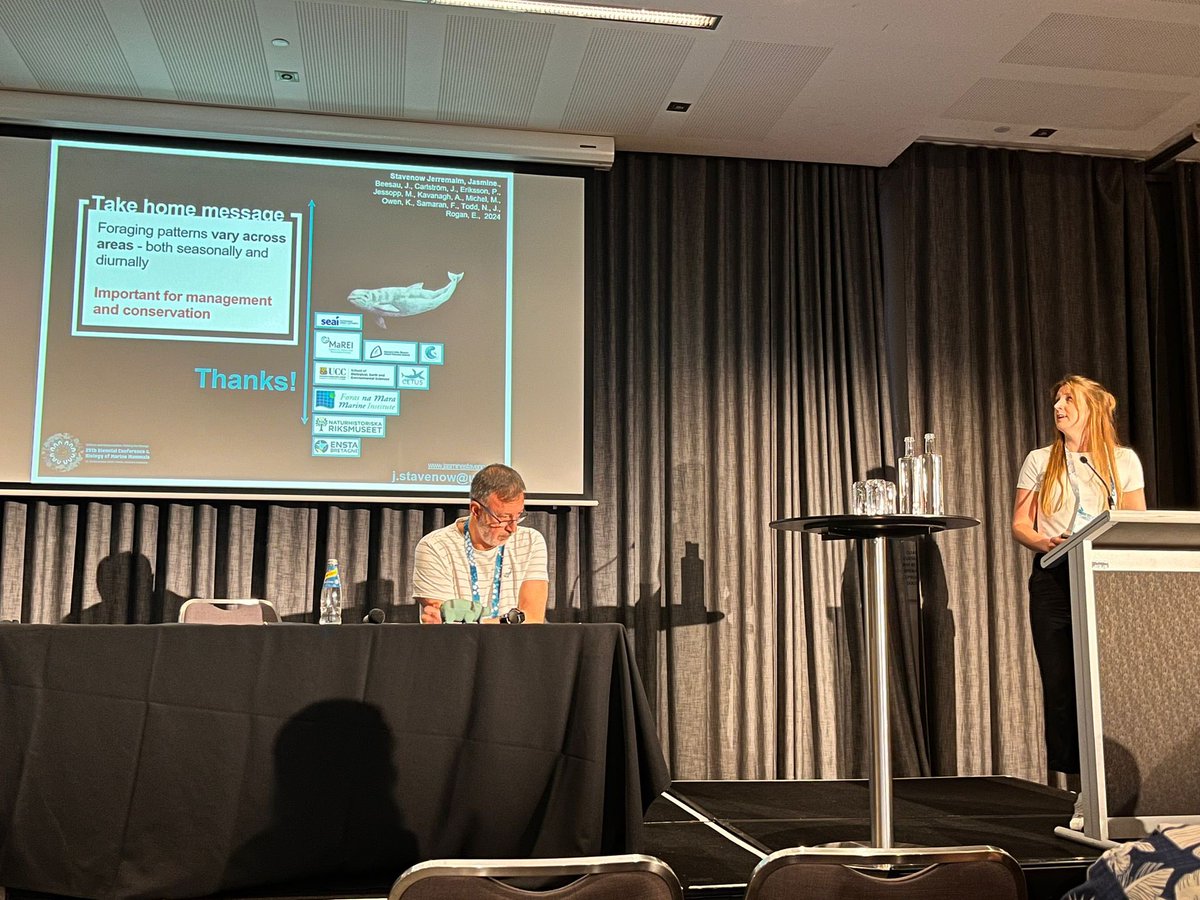 Temporal foraging patterns of harbour porpoises vary within their range in NE Atlantic 🐟🐬💡First results presented #SMM2024 🌍 <a href="/rogan_e/">Emer Rogan</a> <a href="/GannetGuy/">Mark Jessopp</a> <a href="/ailbhesk/">Ailbhe Kavanagh</a> <a href="/NicoleRETodd/">Nicole Todd</a> et al. <a href="/uccBEES/">Biological, Earth & Environmental Sciences, UCC</a> <a href="/MaREIcentre/">MaREI</a> <a href="/MIFundingOffice/">Marine Funding Opportunities</a> <a href="/MarineInst/">Marine Institute</a> <a href="/naturhistoriska/">Naturhist.riksmuseet</a> <a href="/ENSTABretagne/">ENSTA Bretagne</a> <a href="/marinemammalogy/">Marine Mammalogy</a>