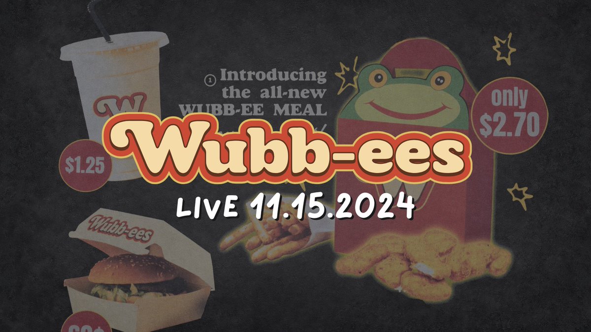 🍔 WUBB-EES MERCH DROPS THIS FRIDAY! 🍔

Then, join us for our FIRST EVER pop-up in LA on Saturday!
📍 Tail O' The Pup, 8512 Santa Monica Blvd, West Hollywood, CA
📆 Saturday, Nov 16 | Open at 12 PM
👋 Meet &amp; Greet from 1–3 PM!

First 100 attendees get a $10 gift card with