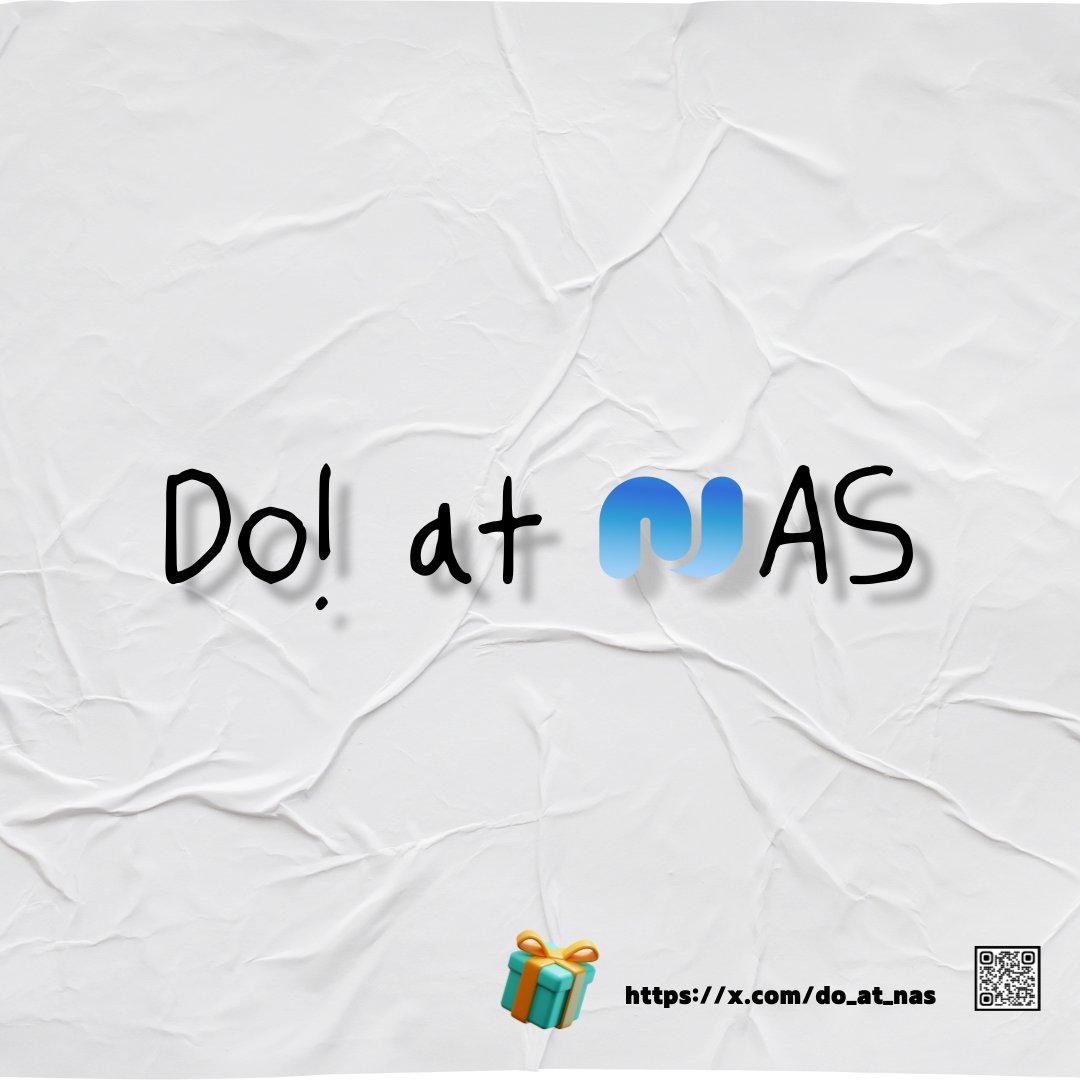 do_at_nas's tweet photo. Do! at NAS
Comming soon! https://t.co/RKBZVykq1b