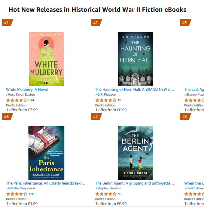 Stephen Ronson (@stephen_ronson) on Twitter photo My brother <a href="/GrahamPidgeon1/">G R Pidgeon | Author</a> and I have spent our whole lives dreaming of being authors. His book came out yesterday and mine came out last week. Now we're battling for the top spot in WW2 fiction! This is the best thing ever!! #historicalfiction #histfic #ww2 #WritingCommunity My brother <a href="/GrahamPidgeon1/">G R Pidgeon | Author</a> and I have spent our whole lives dreaming of being authors. His book came out yesterday and mine came out last week. Now we're battling for the top spot in WW2 fiction! This is the best thing ever!! #historicalfiction #histfic #ww2 #WritingCommunity