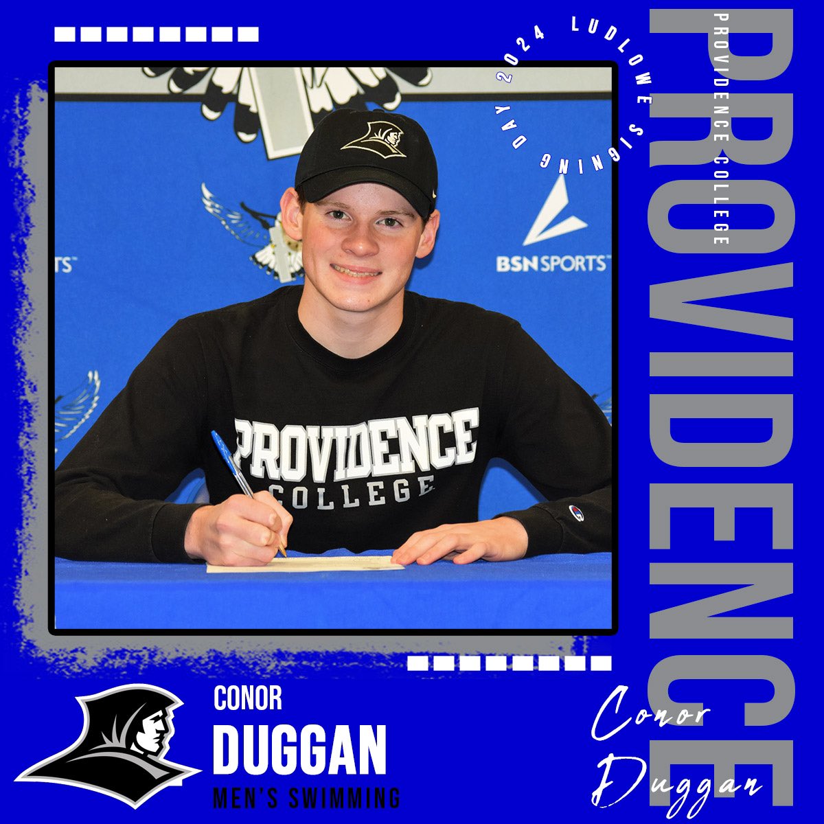 Congratulations to Kate Cimador (Bentley Basketball), Alexandra Cowan (USC rowing) and Conor Duggan (Providence Swimming) who will be continuing their athletic careers next year in college! #SigningDay