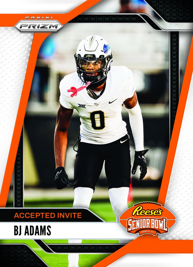 seniorbowl's tweet image. Officially Accepted! DB BJ Adams @bjthegoat_2 from @UCF_Football is headed to the 2025 Reese's Senior Bowl #GoKnights 😤 #BestOfTheBest #TheDraftStartsInMOBILE™️

@JimNagy_SB @PaniniAmerica #RatedRookie