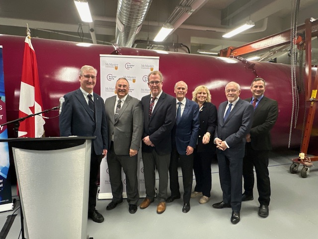 CFI / FCI (@innovationca) on Twitter photo 👏 Congratulations to <a href="/McMasterU/">McMaster University</a> on the opening of the Canadian Neutron Beam Laboratory 🎉
This great achievement answers a pressing need for world-class researchers working for the benefit of all Canadians! 👏 Congratulations to <a href="/McMasterU/">McMaster University</a> on the opening of the Canadian Neutron Beam Laboratory 🎉
This great achievement answers a pressing need for world-class researchers working for the benefit of all Canadians!