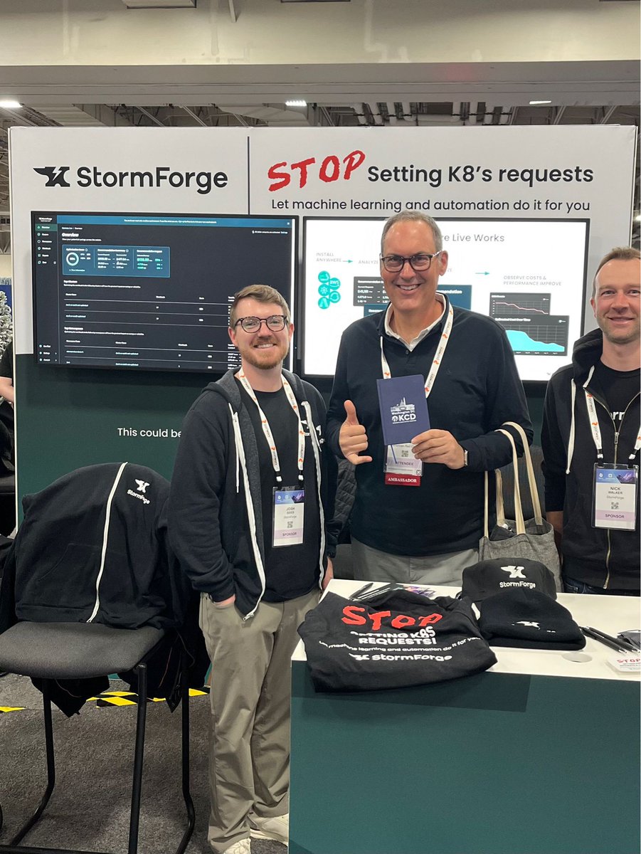See our 2024 sponsor @stormforge in booth S27 at #kubecon @stormforgeio