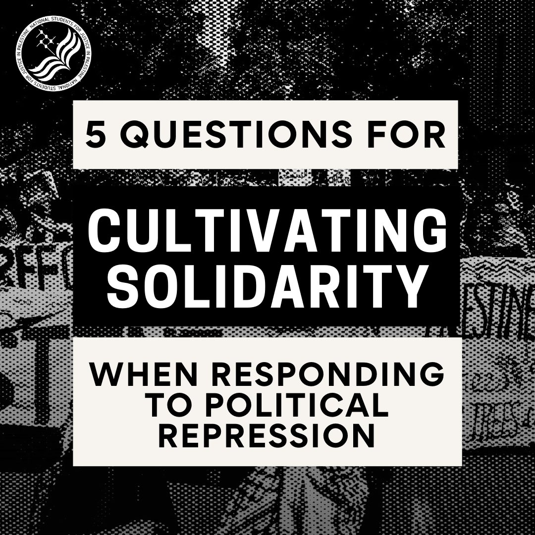 THREAD: In moments of heightened repression, it’s easy to fall into narratives that inadvertently reinforce harmful paradigms.

As we organize, we must be vigilant in challenging assumptions that normalize state violence and undermine our collective struggles. 

(1/9)