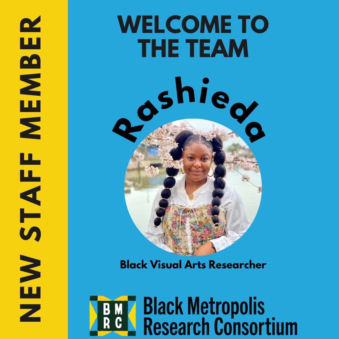 The Black Metropolis Research Consortium (BMRC) is excited to welcome Rashieda Witter as its new Black Visual Arts Researcher. Learn more about the work she'll be doing here: bmrc.lib.uchicago.edu/news/the-bmrc-…