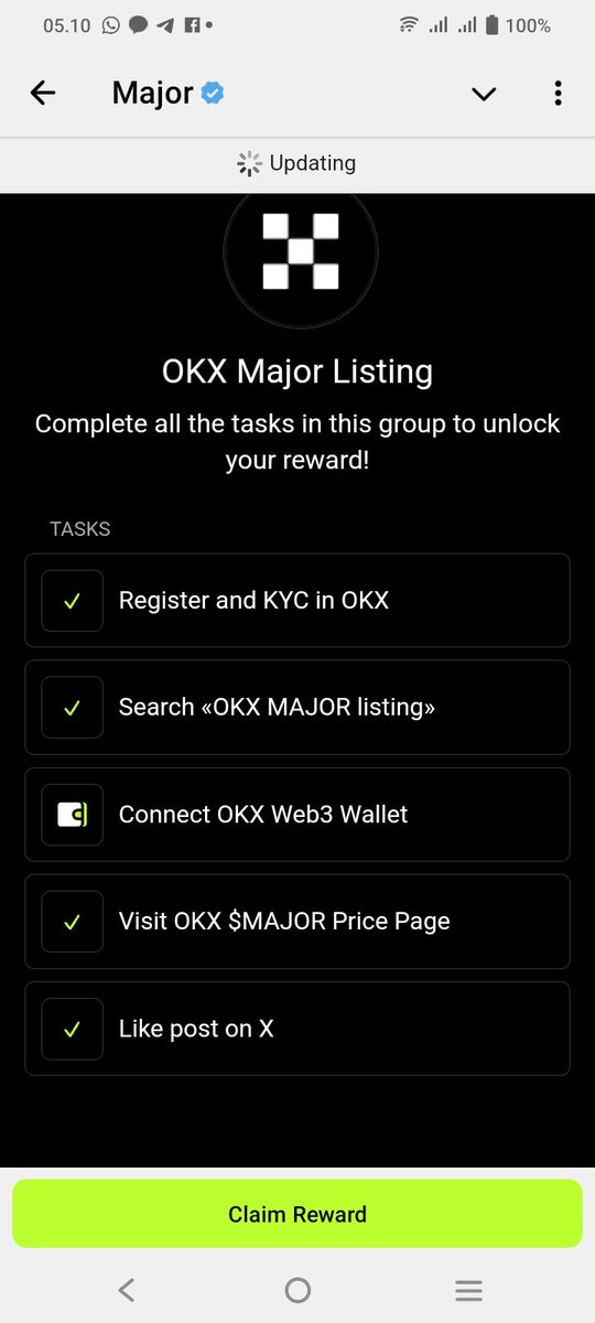Trisdwiyanto's tweet photo. @okx @majoroftelegram Its hard to connect the wallet, can not connect, pls fix it https://t.co/Gi1SNjfEEo