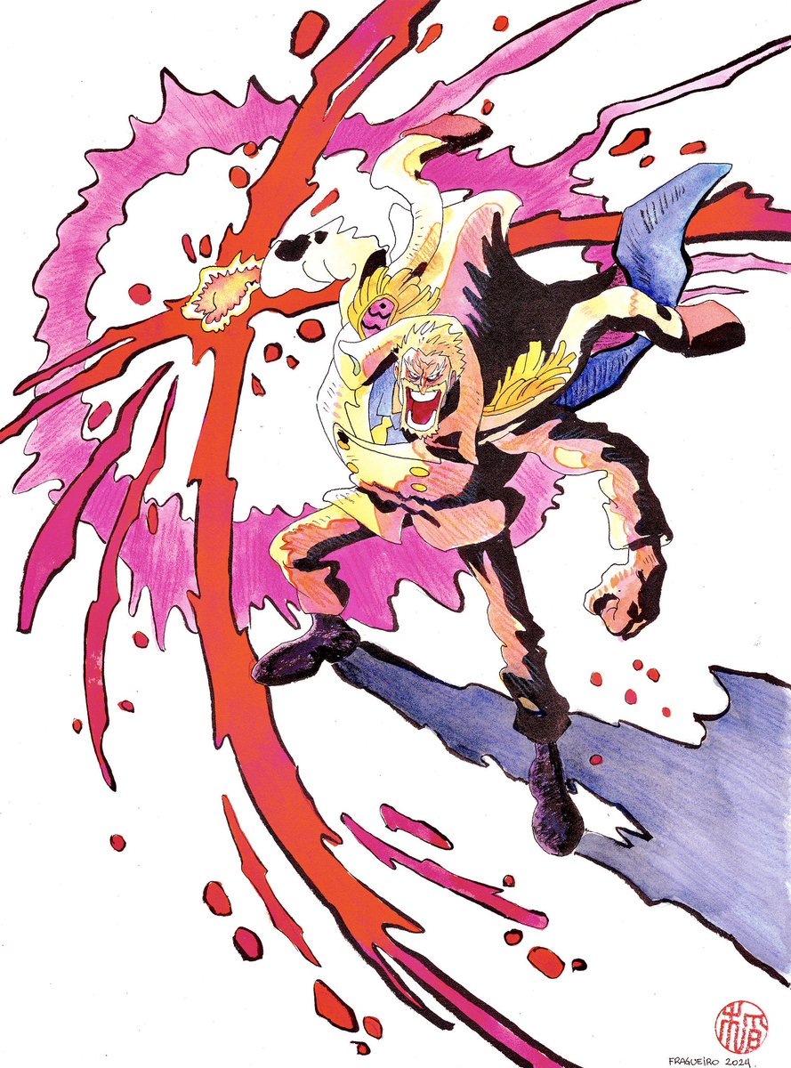 Galaxy Impact - Garp, commission 
#onepiece