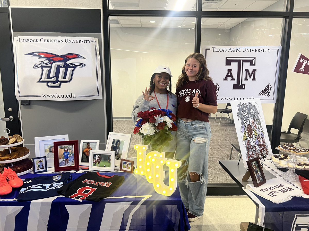 We had two girls sign today! Congrats to Mandi Santos on signing with LCU and 
Bailey Cate on signing with Texas A&amp;M. These girls have both worked so hard to get to this point. We are so proud of you two. <a href="/BaileyCate6/">Bailey Cate - 2025</a> <a href="/ManderighSantos/">Manderigh Santos 2025 Center-Back</a>