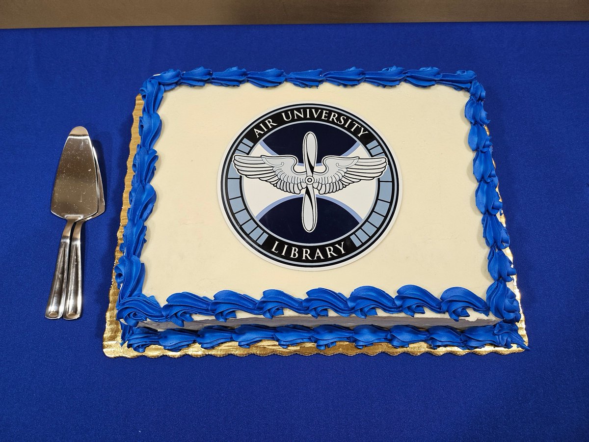 MSFRIC's tweet photo. A huge thank you to all who came out to celebrate Military Libraries Week with us this afternoon! 🎉
#MilitaryLibrariesWeek #AirUniv #MSFRIC #AUL https://t.co/m9ncZ1YISA