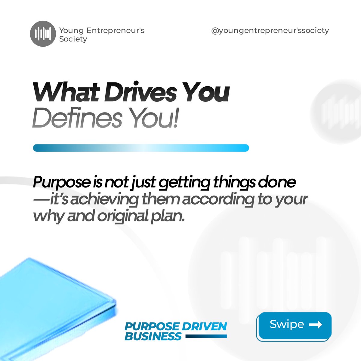 vinetics_'s tweet image. Purpose Driven Business by Young Enterpenuers Society 

#enterprenuer #enterprenuership #businessmindset #businessquotes #businessgoals #brandstrategy #graphicdesign #branding