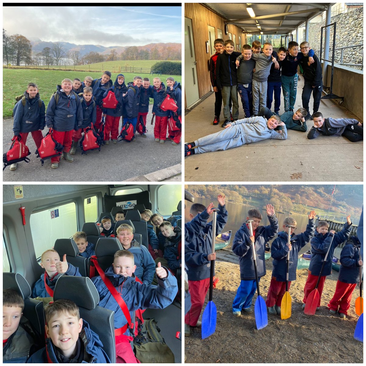 NPSHowtown's tweet photo. #teambackshall today canoed 3.5 miles down the beautiful calm waters of Ullswater. We visited the National Park and the Aira Force Waterfall where we had a spot of lunch. For our evening activity we all enjoyed Orienteering round the grounds 💙 Another fantastic day had by all! https://t.co/1iKKQjObsK