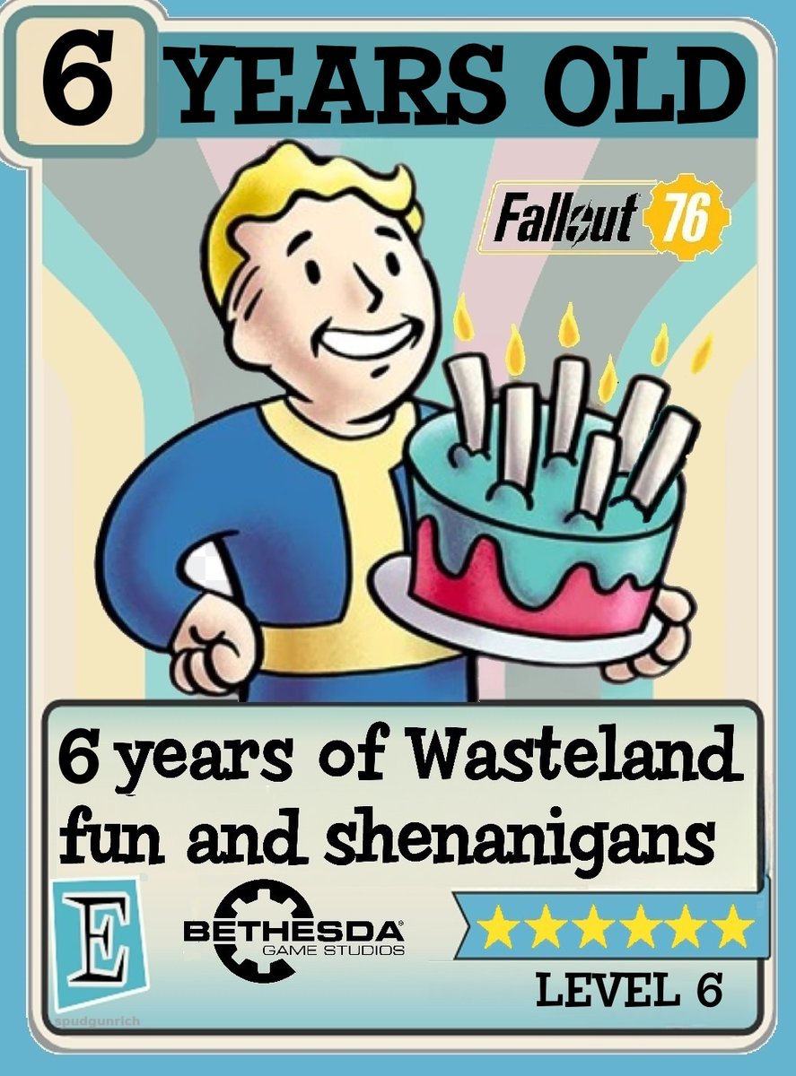 #Fallout76, #フォールアウト76, #BethesdaUK  Happy Birthday Fallout 76 🎉🥳🎂🥂