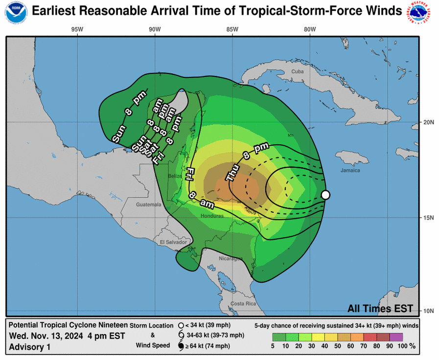 LimWeather's tweet photo. #Invest99L now #PTC19,to become potentially a #Hurricane off #Honduras/#Nicaragua in #caribbean sea,interests there should begin preps now,#Belize,#Yucatan,#Mexico watch closely
#Wxtwitter #Wxx #Tropicswx #AL99 #99L #Sara #HurricaneSeason2024 #TropicalstormSara #HurricaneSara https://t.co/XycDrlGGLM