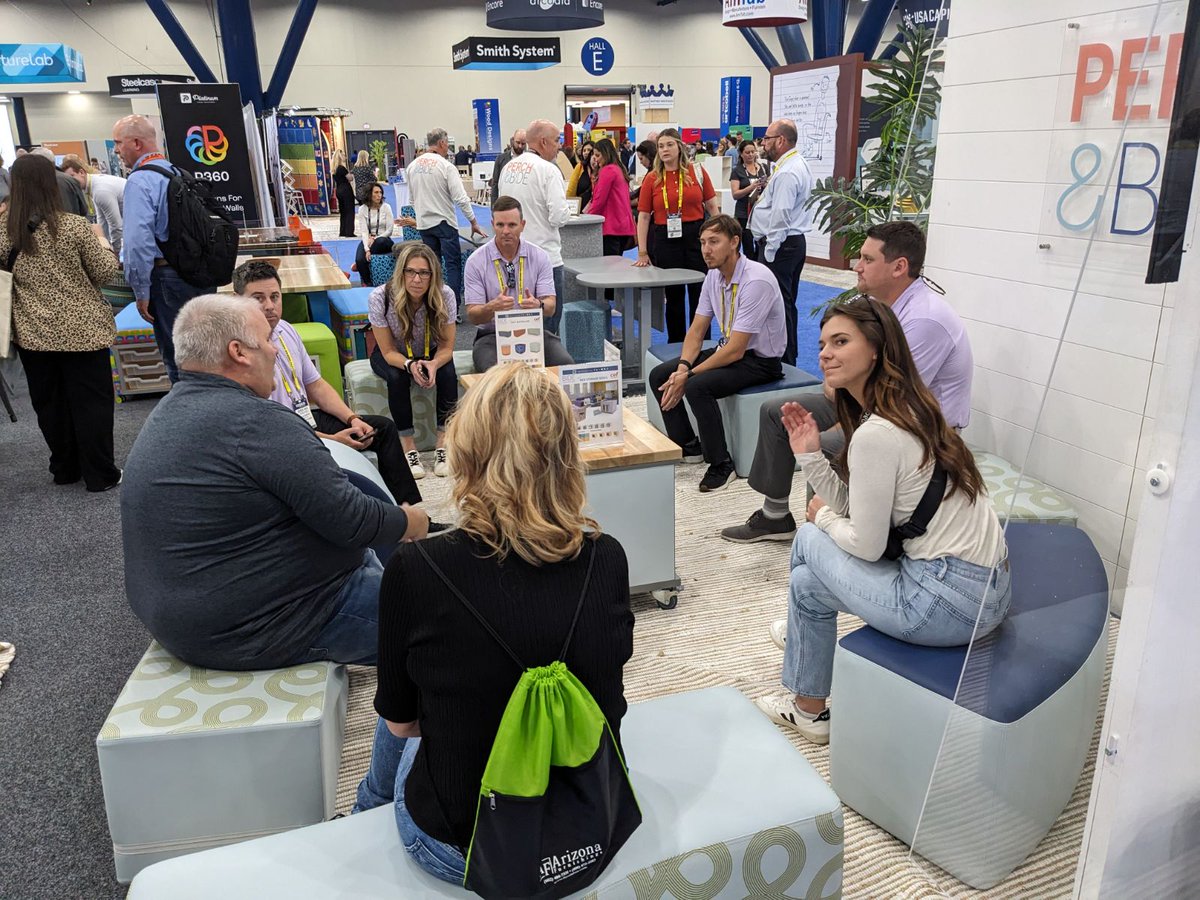 FurnishAZ1's tweet photo. It was another great day gathering with our industry vendors on day 2 of #EDspaces. #arizonafurnishings wants to thank all of you for your #hospitality. https://t.co/JdTO34gcKw