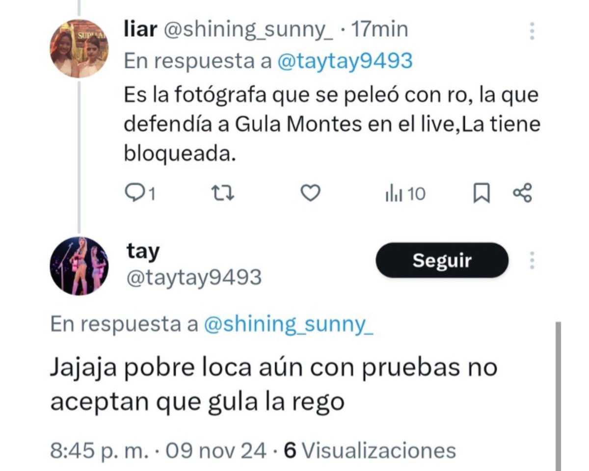 🆘📢 TODOS POR FAVOR AYUDEN A REPORTAR Y BLOQUEAR ✅

>> x.com/taytay9493?s=21
@. taytay9493

🚨 Reporta está cuenta
NO MENCIONES NI DISCUTAS/  SOLO BLOQUEA + REPORTA