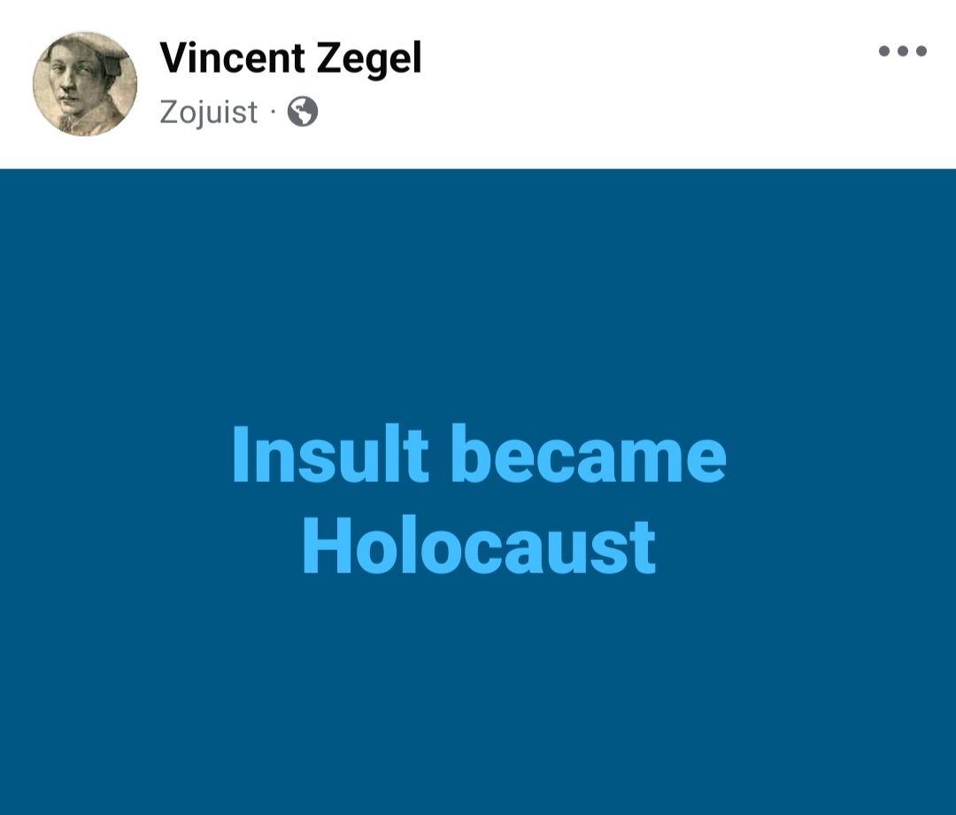 vincent_zegel's tweet photo. ☣️
Belediging werd Holocaust
.
☢️
Insult Became Holocaust
.
#EGI #eXtremistische #media #patronen #vandaaginside 🗣🗣🗣📺 #Discovery #Jeroens #Abandon #Adventures #Koningsbrugge  #bunkerfun 💀☠️ #massagraf #symboliek #niet_transgender #slachtoffers 
.
#vuilbek 🗣🗣🗣📺 #tirannie https://t.co/Xq3Z0fJvcw