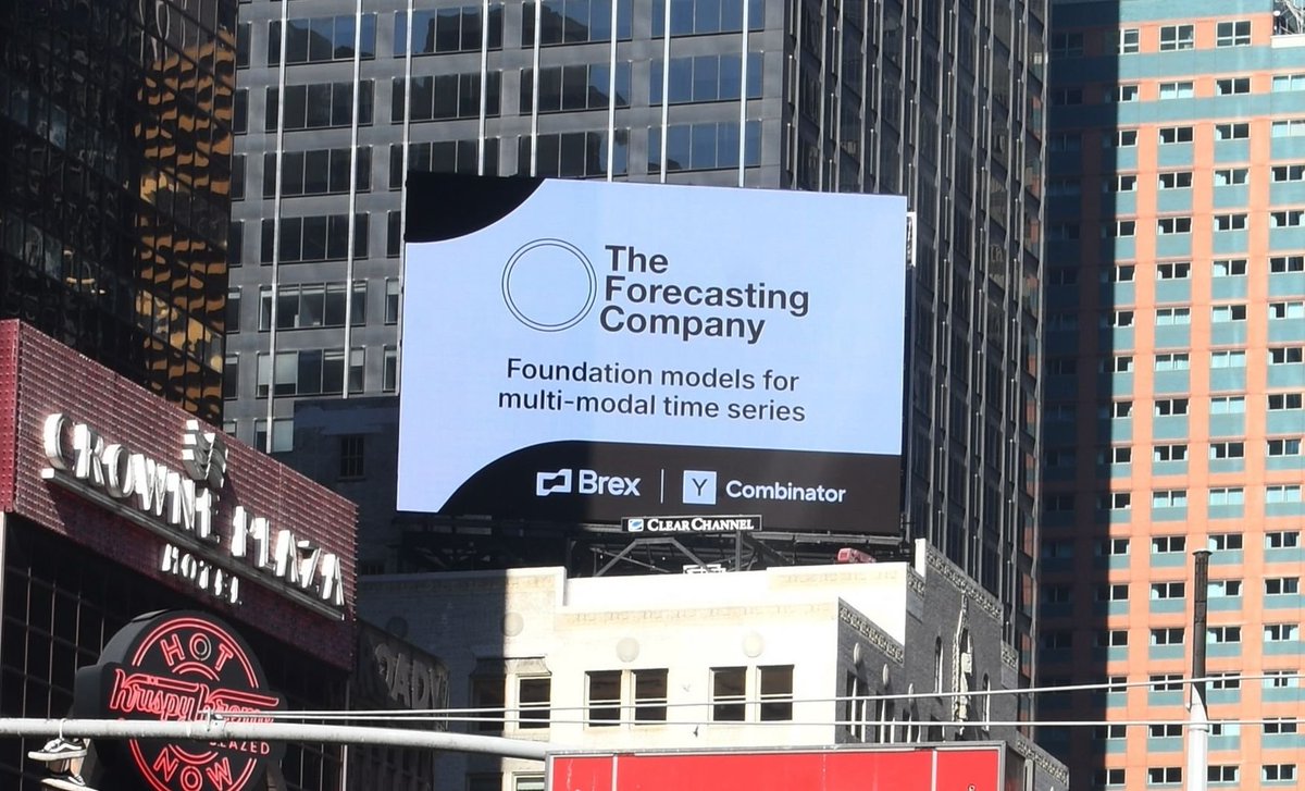 nyx_ventures's tweet photo. 🎉A big congratulations to @forecastingco @geoffnegiar and @jodles89 on this incredible milestone! From incorporation to 📍Times Square in just a few months — Proud to support your journey. #NYXPortfolio ��� https://t.co/KaR4fUpmS9
