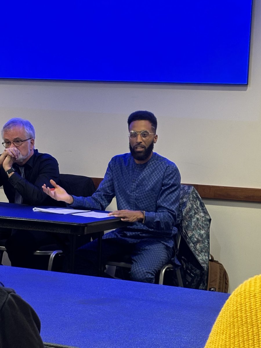 Pictures from our Post-Election Panel today with Dr. Matthias Kaelberer, Dr. Dursun Peksen, and Dr. Brian Kwoba discussing "What Now? Making Sense of the 2024 Election."
