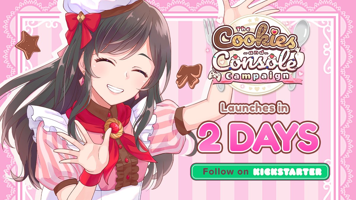 gretuskigames's tweet photo. 🍫💗Launching in 2 DAYS!💗🍫

Great Gretuski Studios presents "The Cookies &amp; Console Campaign" a dessert-themed crowdfunding campaign aimed at unlocking ports to Nintendo Switch alongside new content for our otome games! 🎮🍪✨

Follow the campaign here: https://t.co/vJudbAaYcF👈 https://t.co/8ow4tcpZnt