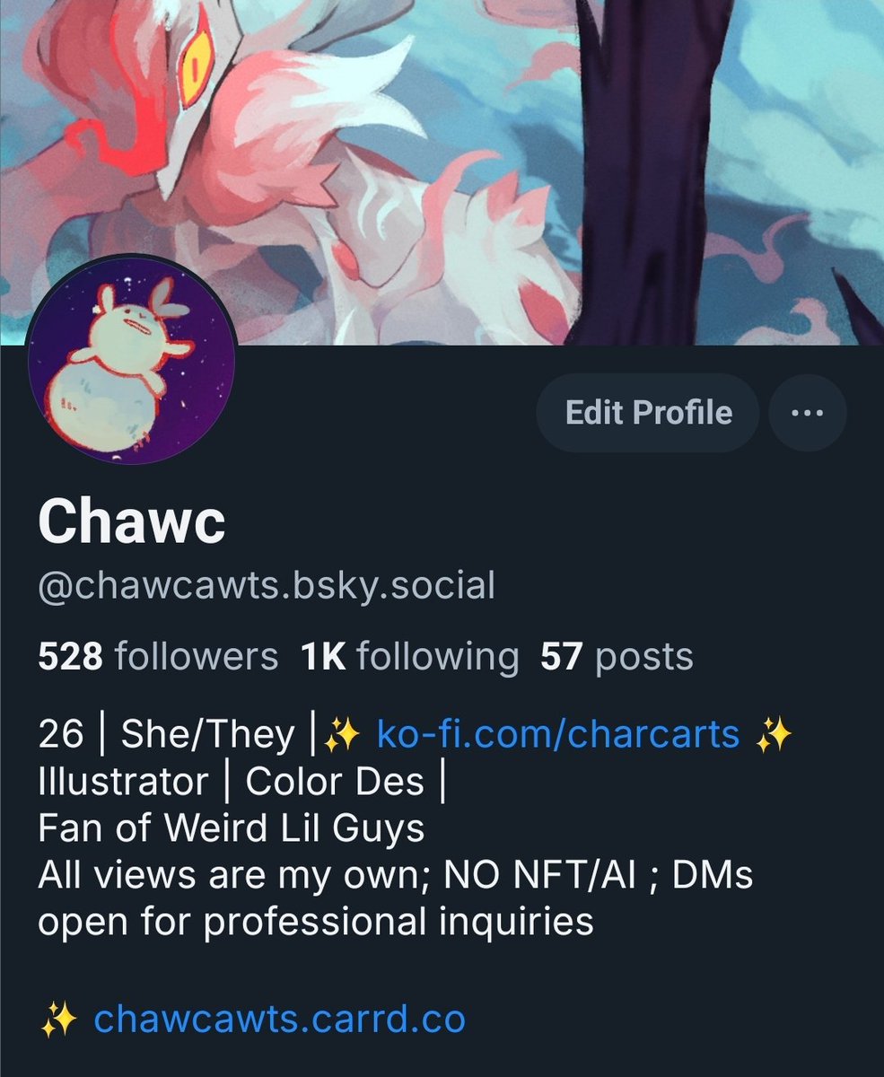chawcawts's tweet image. o7 other places to find me