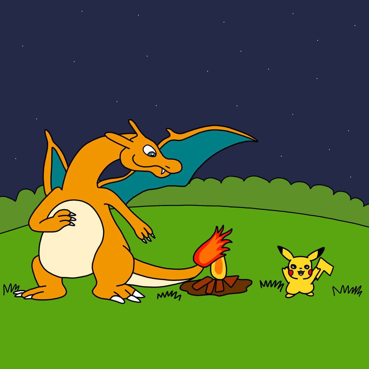 The best bud anyone can ask for #CHARIZARD ⚡️